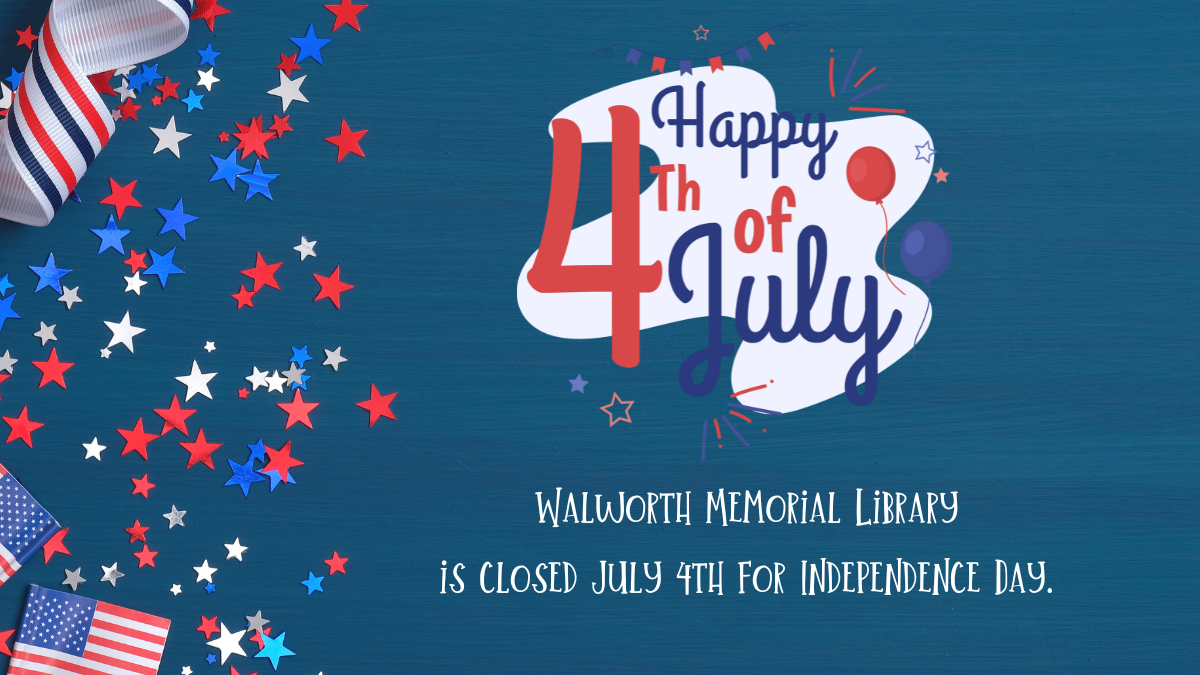 4th of July - library closed