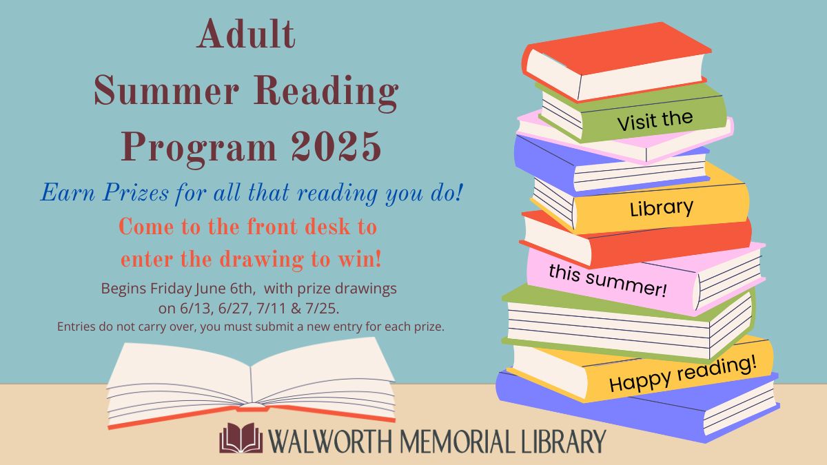 Adult summer reading program